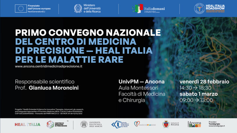 Primo Convegno Nazionale del Centro di Medicina di Precisione – Heal Italia per le Malattie Rare